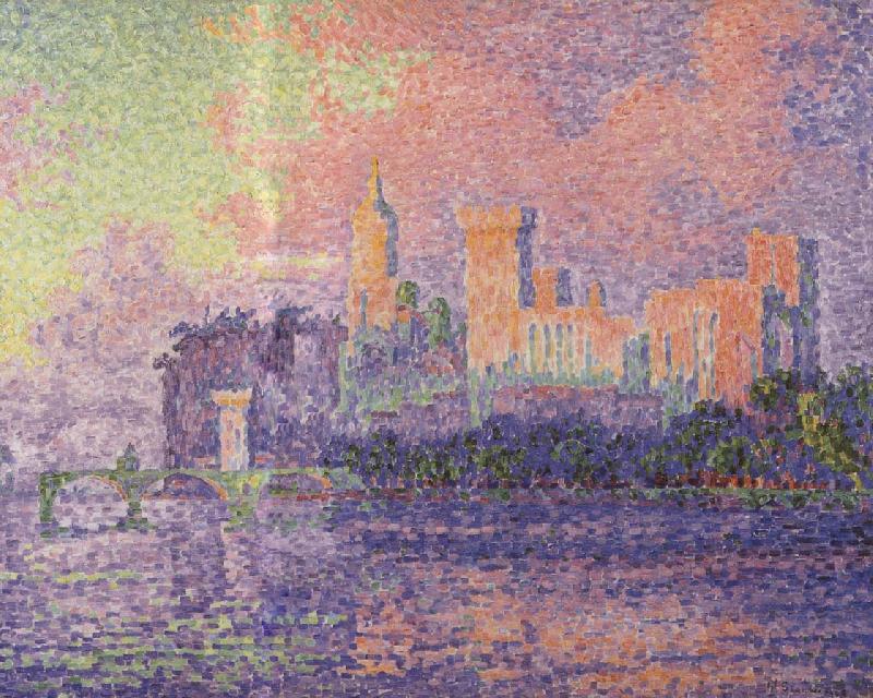 Paul Signac The Papal Palace at Avignon china oil painting image